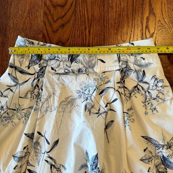 Alex Marie Women’s 8 Floral Skirt A-Line Flare Lined Pleated Pockets Romantic - Picture 7 of 12